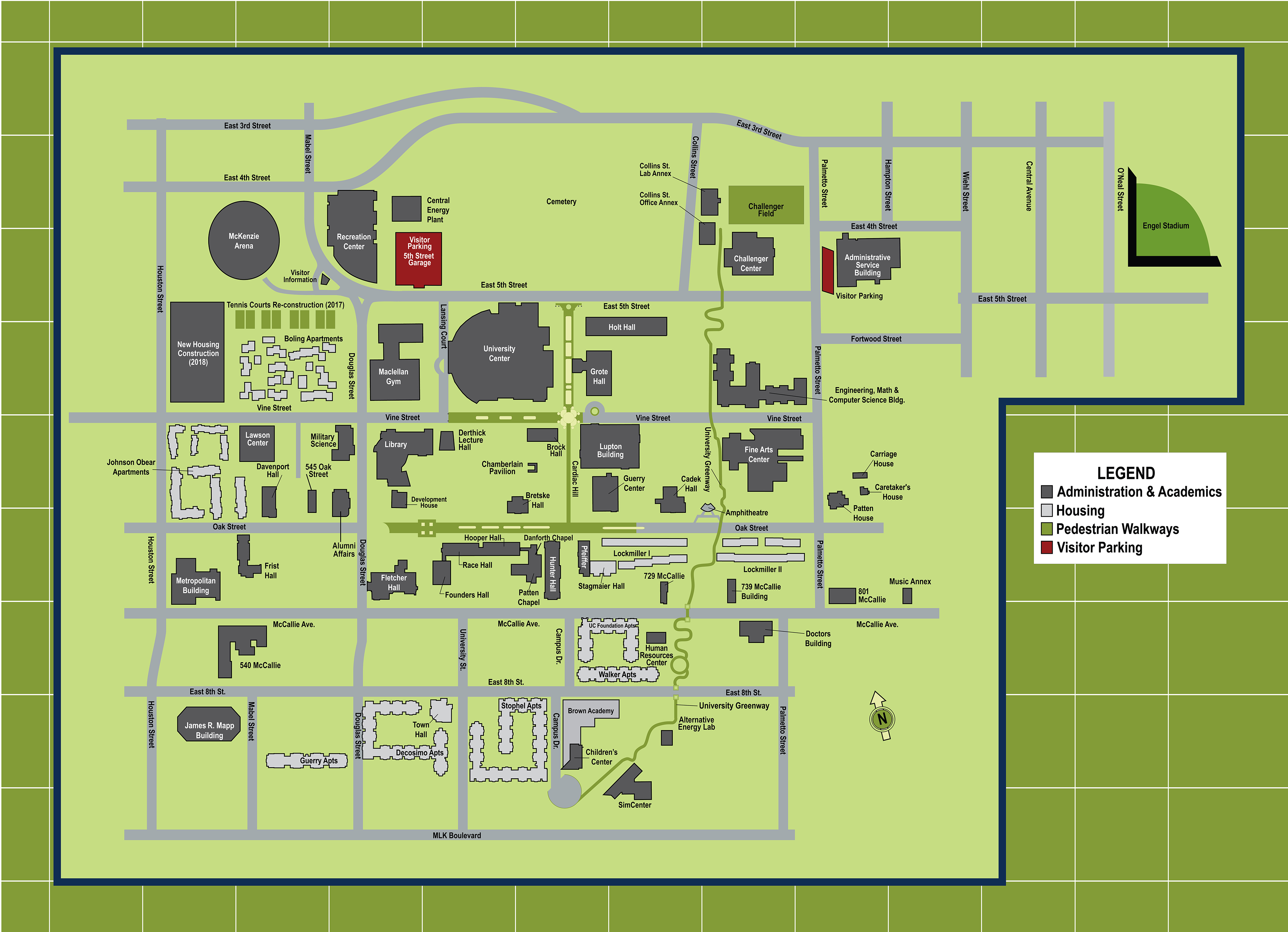 UTC Campus Map