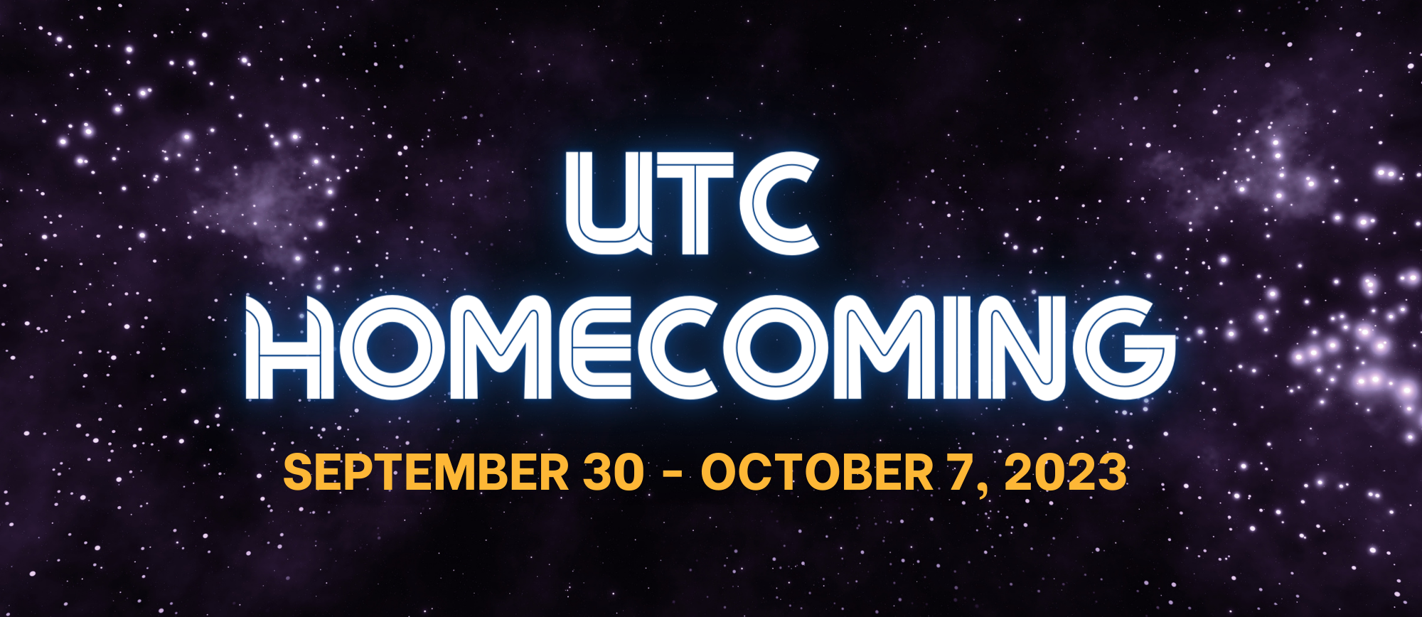 UTC Homecoming September 30 - October 7, 2023