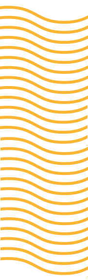 wavy gold stripes left