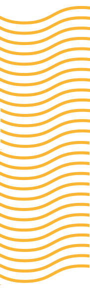 wavy gold stripes right