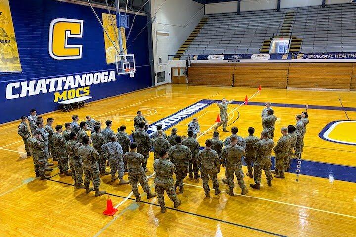 ROTC Group Indoors