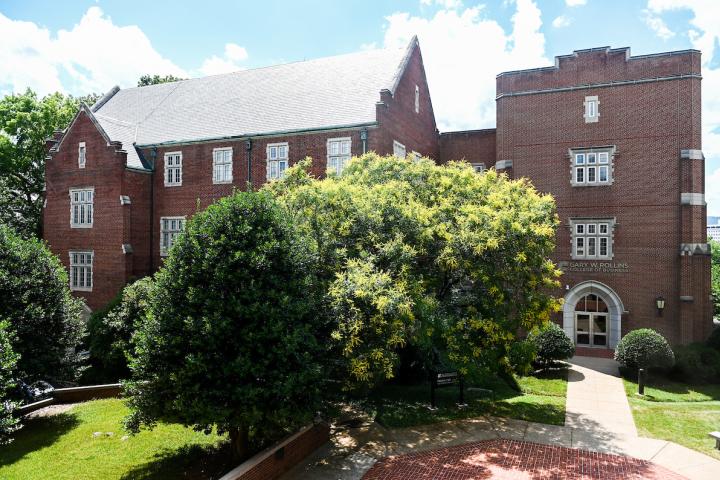 View of Fletcher Hall, home of the UTC Gary W. Rollins College of Business